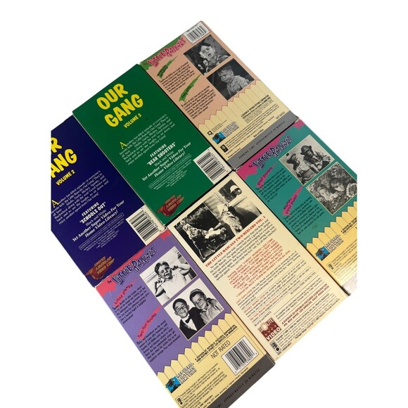 THE LITTLE RASCALS / OUR GANG TV Show & Movie Lot 7 VHS Tapes 80s 90 Tested - Picture 12 of 16